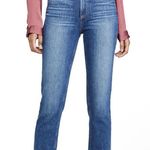 Paige Sarah Slim Preppy Cheeky Quiet Luxury Coastal Minimalist Med Wash Jeans 25 Photo 1