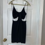 Alice + Olivia  Womens Black Havana Cutout Mini Dress Size 12 Vacation‎ NEW Photo 13