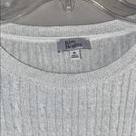 Classic White Cable Knit Sweater Size XL Photo 6