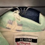 RE/DONE REDONE Women’s Blue Button Up Long Sleeve Shirt Size Small Photo 8
