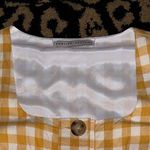 English Factory Rare Anthropologie Yellow & White Checkered Dress Sz. S Photo 7