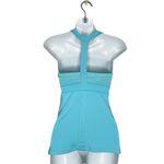 Athleta Stunner Robin Egg Blue T Strap Exercise Tank Top Photo 4