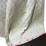 Vintage Sears Quilted Pink Floral Robe House Coat Pearl Snap Up Womens Medium Photo 7