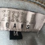 Thrill Jeans Distressed Stretch Denim Jacket Acid Wash Look Size Medium Photo 6