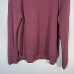 Title Nine Women L Mauve Pink Offsite Synergy Turtleneck Knit Sweater Boxy Fit Photo 1