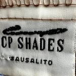 CP Shades  Wide Leg Pants Elastic Waist Pull On Breathable 100% Cotton Brown M Photo 1