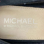Michael Shannon MICHAEL BY  WO SIZE 11 BLACK SUEDE SLIP ON CLOSED TOE PUMP Photo 4