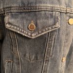 Rebecca Minkoff  Cuffed Bedazzled Button-Down Denim Jacket – Size L Photo 5