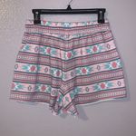 Range by Rock & Roll Denim Aztec Print Pull On Shorts Pink Size M Photo 3