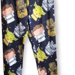 Star Wars 𝅺 mighty fine black printed graphic Yoda legging size L /large Photo 1
