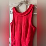 Boden Women’s Red Cotton Blend Button Back Midi Dress Size 8 Red Photo 5