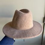 Desert Blue tan wool blend Panama fedora hat, NWT Photo 9
