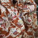 House of Harlowe Maxi Bohemian Ruffle Dress‎ XL Burnt Orange Photo 6