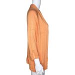 Chico's Sweater Womens Small Orange Open Front Cardigan Office Workwear Versatile Photo 1