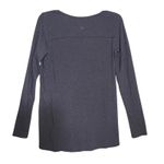 Lululemon Shirt Womens Size 8' Gray Long Sleeve Scoop Neck High Low Hem Running Photo 2