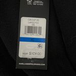 Karl Lagerfeld  Black Sweater with Logo and Button Details Size XL Photo 5