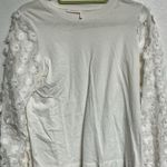 See By Chloe See By Chloé White Floral Appliques T-shirt Sz S Photo 2