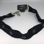 Ivy Leaf Accessories Gothic Black Grommet Punk Chocker New Photo 6