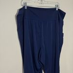 Fabletics Sleek Knit Drawstring Pant In Navy Size 1X Photo 6