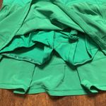Lululemon Pace Rival Mid-Rise Skirt Skort Long Kelly Green Sz 6 Pleated Tennis Photo 2