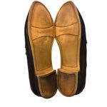 Franco Sarto Black Leather Slip-On Loafers Y2K Minimalist Flats, Women's 8.5 Photo 5
