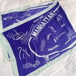 J.Crew  • Manhattan scarf wrap NYC New York City landmarks souvenir travel map Photo 1