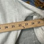 Free People  Women XS White Waffle Knit‎ Boho Patchwork Top Festival Art Romantic Photo 4
