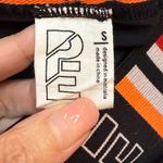 P.E Nation Orange Red White Black Stripe Yoga Workout Gym Leggings Size Small Photo 5