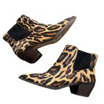 Sole Society - Cadyna Leopard Print Point Toe Pull On Booties Sz 6.5 Photo 9