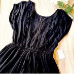 Forever 21  BLACK  boho dress SIZE SMALL NWT Photo 0