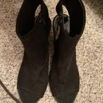 Brash Black Suede Heels Photo 2