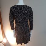 Soma  Tan & Black Faux Lace Patterned Dress (M) Photo 4