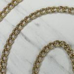 Gold Tone Chain Purse Replacement Strap 46" Crossbody ✨ Photo 7