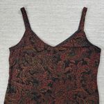 Alex Evenings Vtg Tank Jacket Set XL Paisley Slinky Glitter Mother Of The Bride Photo 9