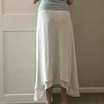 MSK vintage white tiered skirt Photo 2