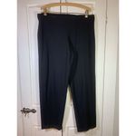 Eileen Fisher  Pants Womens Large Black Minimal‎ Capsule Office Church Work Basic Photo 2