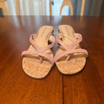 Donald Pliner‎ NEW Mida Strappy Thong Sandals Heels Pink Size 7.5 Photo 2
