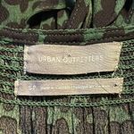 Urban Outfitters Green Floral Wrap Mini Dress Short Sleeve Lined Size Small Photo 9