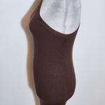 Jolie & Joy Brown Ribbed Knit Bodycon One Photo 3