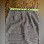 H&M Houndstooth Knee Length Skirt Size 6 Office Formal Career Work Photo 6