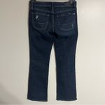 Women’s Bull Head Laguna Bootcut Jeans Distressed Dark Wash‎ Size 5 Short Blue Photo 11