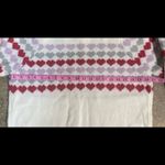 Maurice's Maurice’s Heart Puff Sleeve Crew Neck Sweater. Size Medium Photo 4