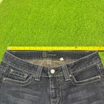 Bebe VtgY2K Womens 30 Low Rise Bootcut Flare Dark Wash Denim Rhinestones Bling Photo 6