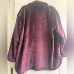 Torrid Cozy Plush Purple Fur Snap Front Teddy Shacket - size 1 Photo 8