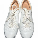 GREATS Royale Leather Sneakers White Made in Italy Women’s 8 Lace Up Casual Photo 0