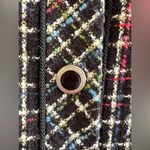 Buttons TOG Shop. Multi Color Plaid Blazer SZ 12 P W Pockets Black & Gold  Photo 2