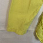 Neon Buddha women's medium yellow button up light weight jacket sweater top long Photo 7