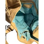 Cole Haan  Beige Pebbled Leather Shoulder Bag Purse Bucket Drawstring Photo 4