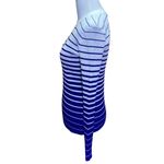 Milly  Striped Blue & White Ombre Pullover Sweater Size Large Photo 4