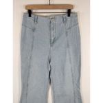 Free People We The  Womens Jeans Blue Florence Flare High Rise Stretch Size 32 Photo 5